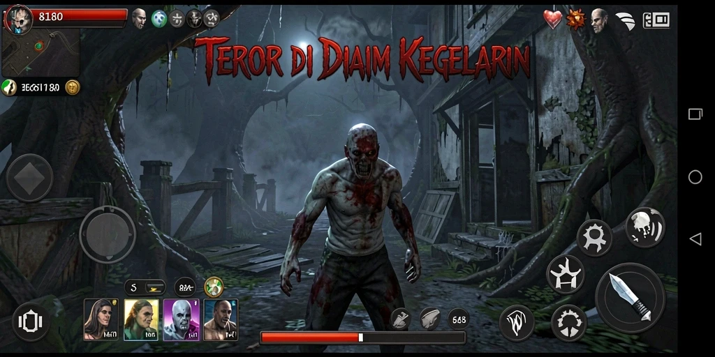 Tampilan menyeramkan gameplay dari 8180 yang menjanjikan ketegangan.