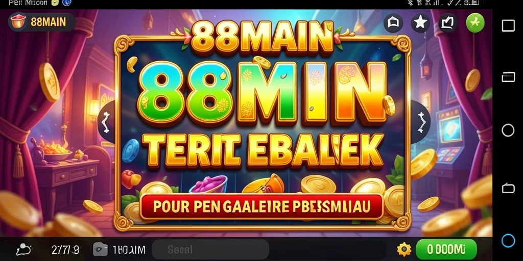 Tampilan utama gameplay Slot di 88MAIN dengan tema menarik.