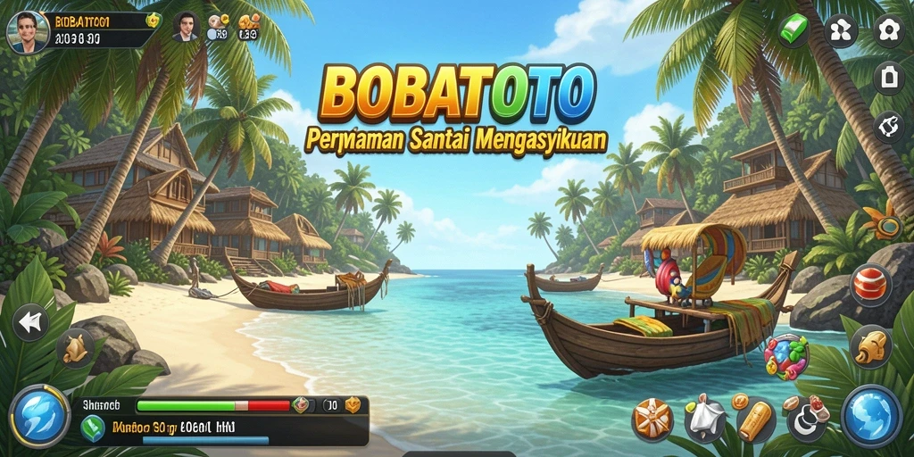 Tampilan seru gameplay BOBATOTO dengan level yang menantang.