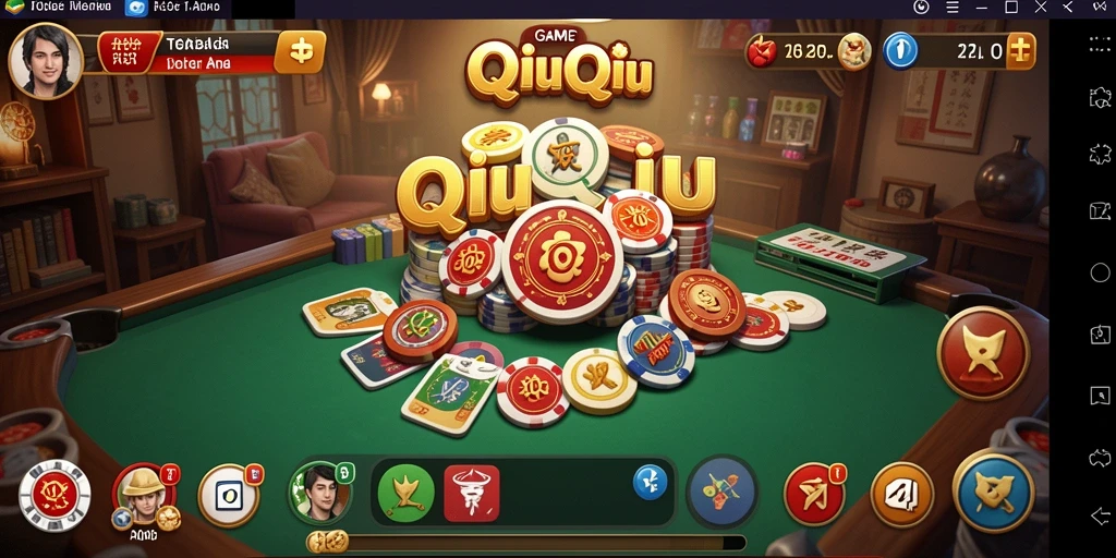 Screenshot gameplay D06 yang menarik dan seru dalam permainan QiuQiu.