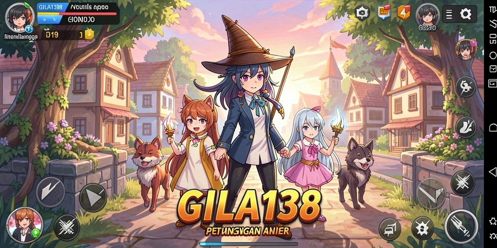 Tampilan gameplay GILA138 yang penuh aksi dan warna.
