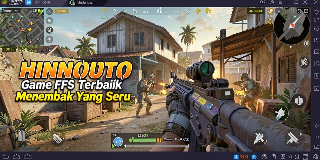 Tampilan menegangkan dari gameplay HINOTOTO di medan perang.
