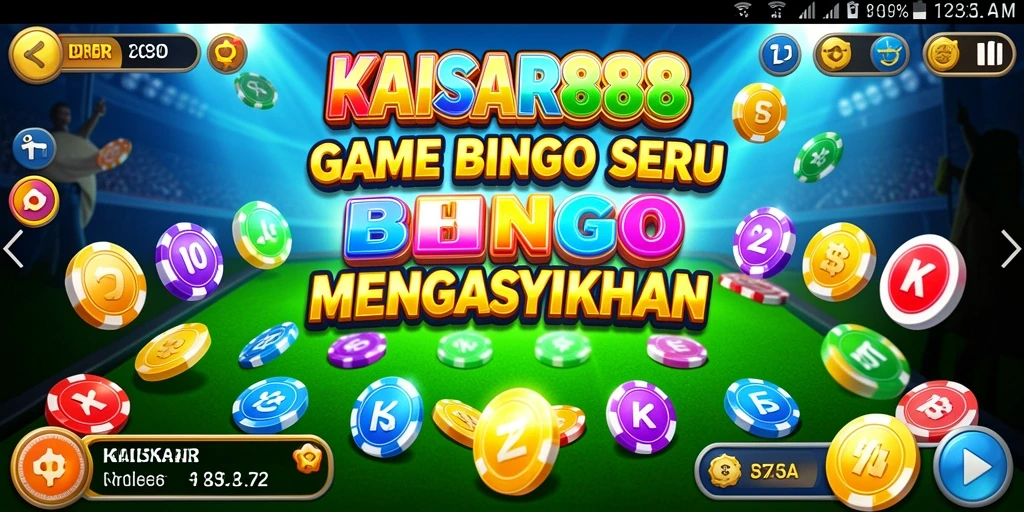 Tampilan menarik saat bermain Bingo di KAISAR888.