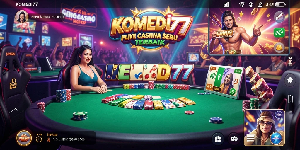 Gameplay KOMEDI77 yang menarik dengan dealer langsung.