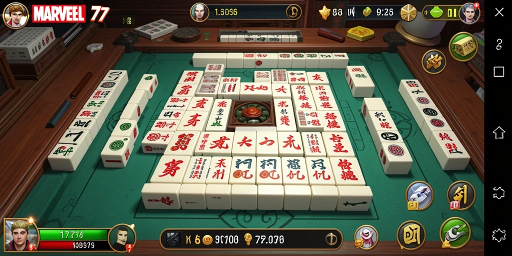 Tampilan gameplay seru dari MARVEL77 yang menghibur.