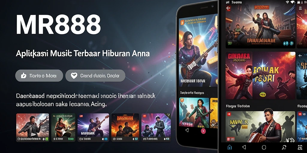 Tampilan screenshot gameplay <strong>MR888</strong> yang menarik dan informatif saat mendengarkan musik.