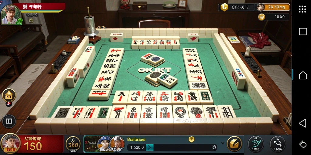 Gameplay seru dan menantang dalam permainan Mahjong.