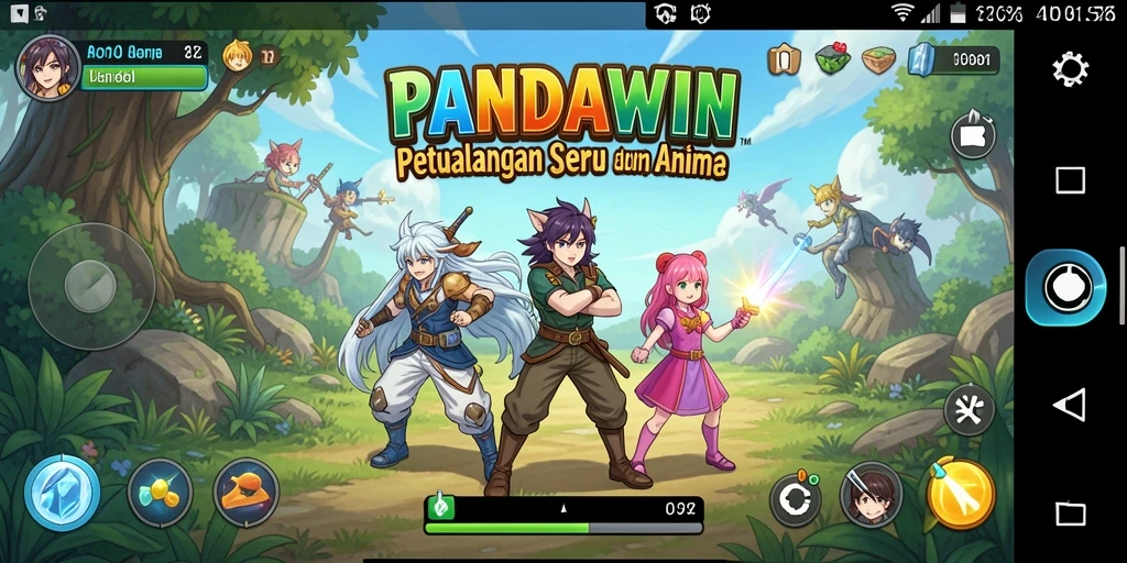 Tampilan gameplay <strong>PANDAWIN</strong> yang menawan dan penuh aksi.