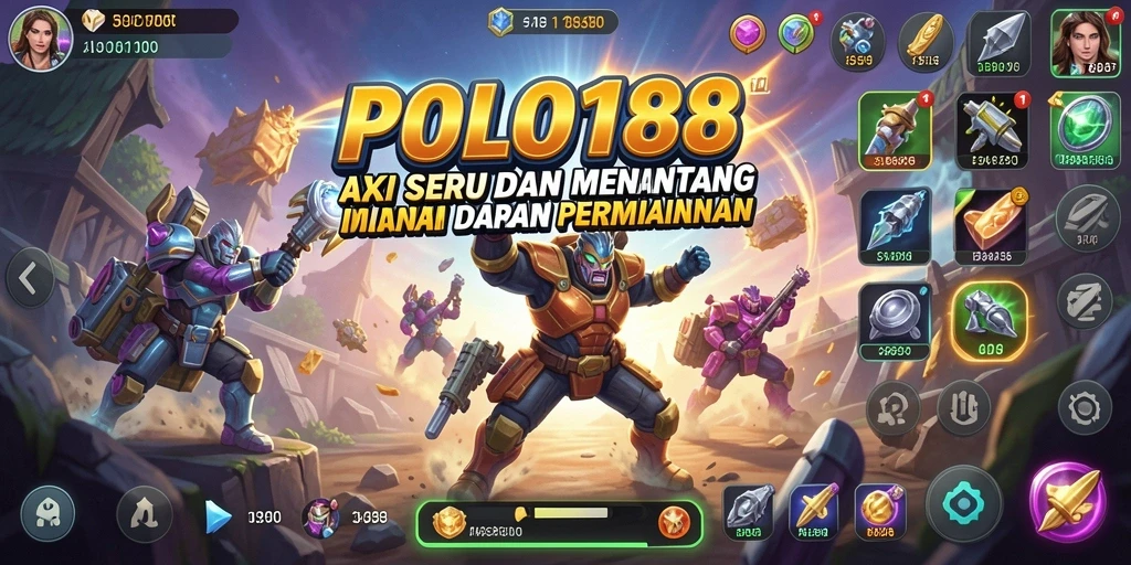 Tampilan aksi seru di gameplay POLO188.