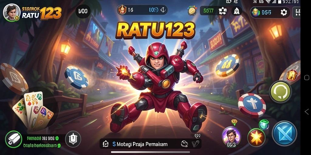 Tampilan permainan RATU123 menampilkan aksi strategi yang mendebarkan.