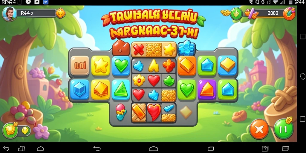 Gameplay seru dari RR44 dalam kategori Match-3.