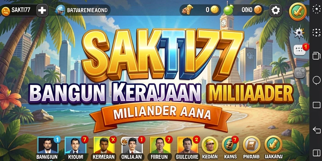 Tampilan gameplay SAKTI77 yang menarik dan penuh tantangan.