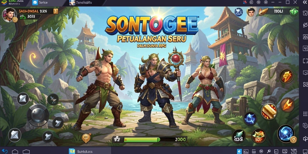 Tangkapan layar gameplay RPG SONTOGEL yang menarik dan penuh aksi.