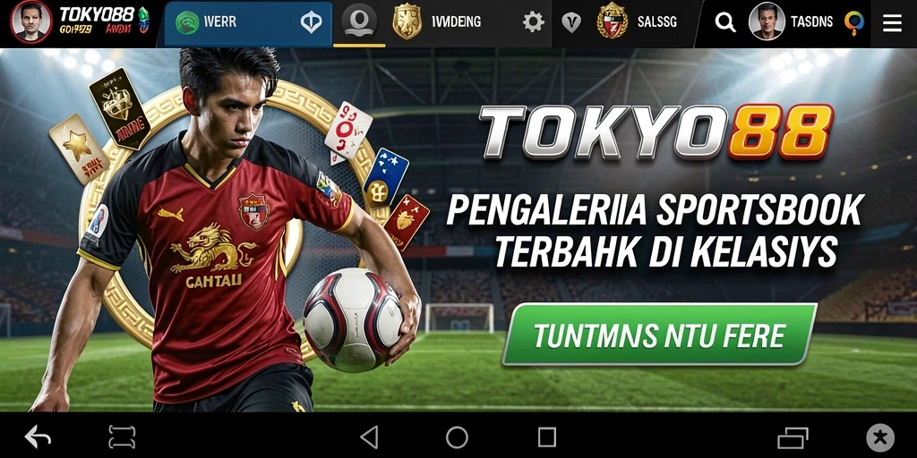 Screenshot gameplay TOKYO88 menampilkan fitur taruhan olahraga tinggi.