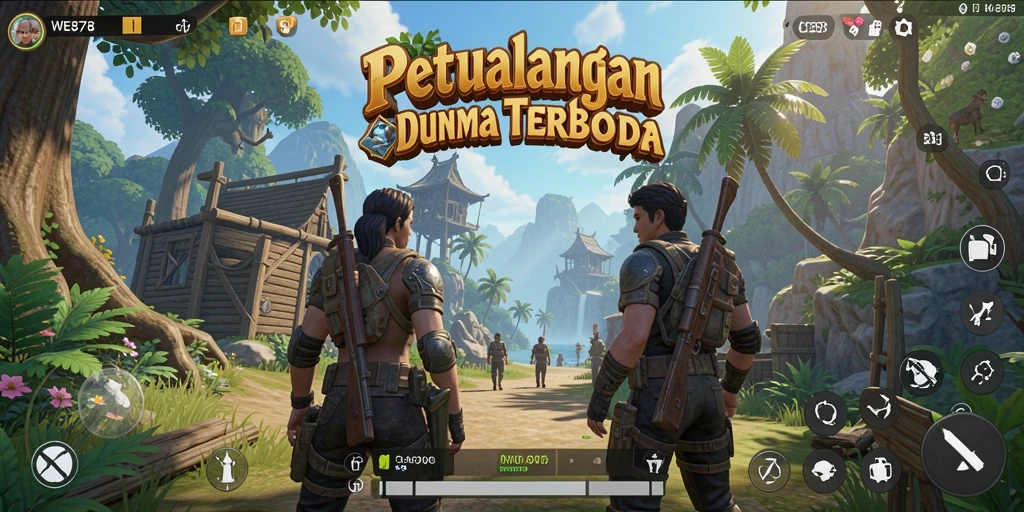 Tampilan gameplay WE878 yang menakjubkan dalam dunia Open World.
