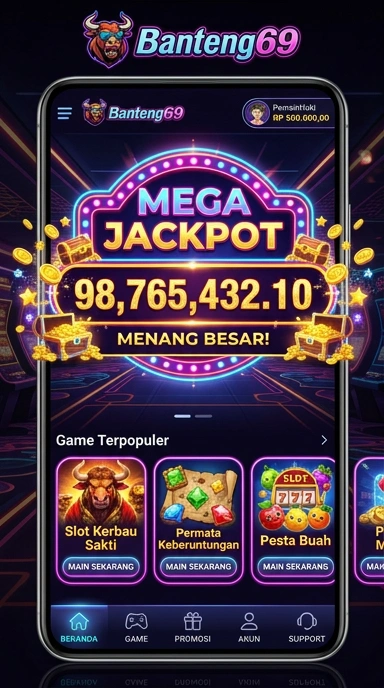 Tampilan antarmuka aplikasi banteng69 yang user-friendly.